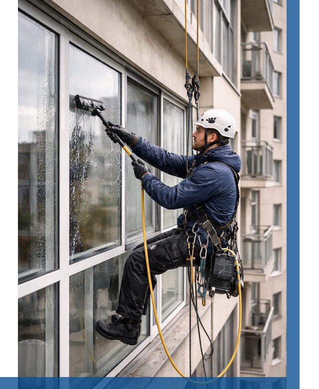 Мойка балконного остекления в Ржеве от 3598 р. | ВЫСОТНИК-Ржв