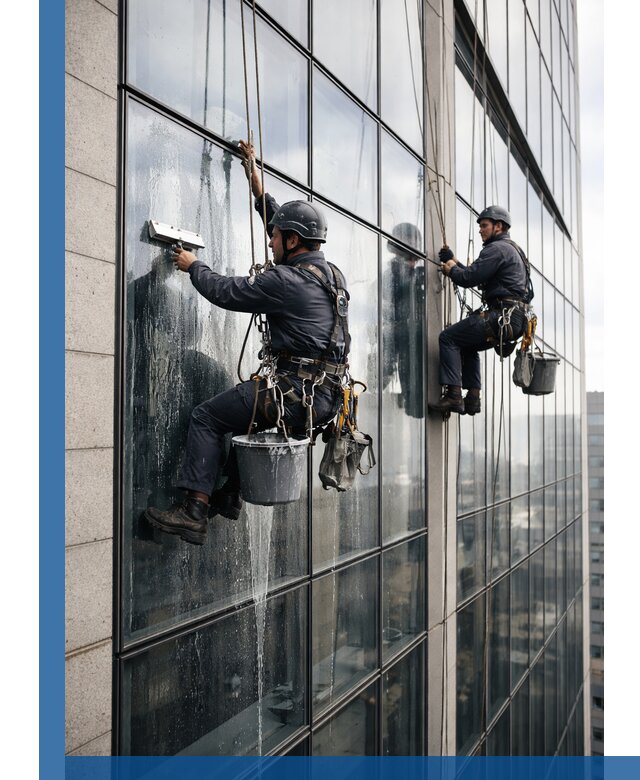 Профессиональная мойка стеклянных фасадов зданий в Ржеве