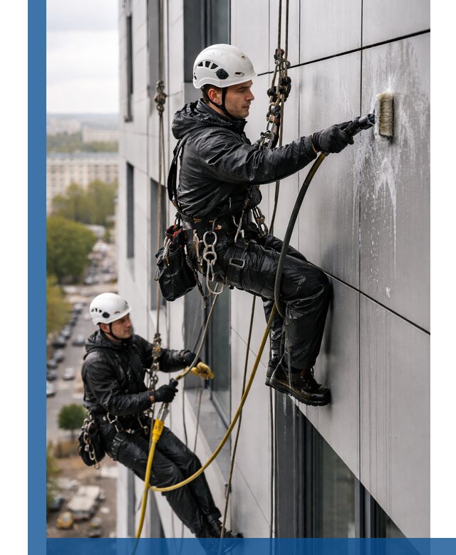 Профессиональная мойка фасада из композита в Ржеве