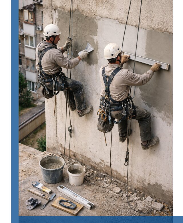 Комплексный ремонт штукатурного фасада с гарантией в Ржеве