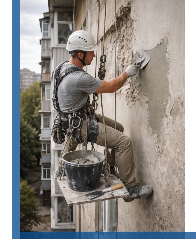 Восстановление фасадной штукатурки в Ржеве с гарантией качества