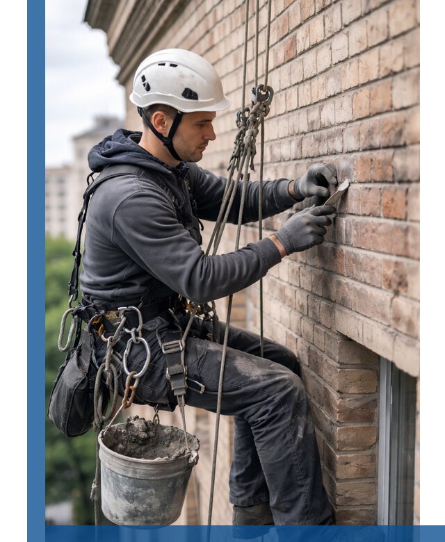 Качественный ремонт кирпичной кладки фасада в Ржеве с гарантией