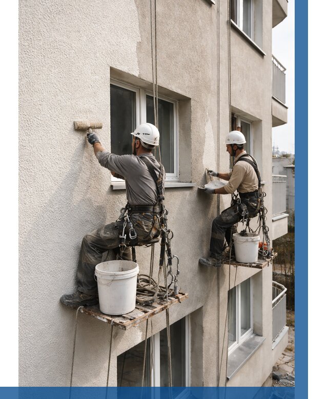 Нанесение короеда на фасад в Ржеве от 463 р. | ВЫСОТНИК-Ржв