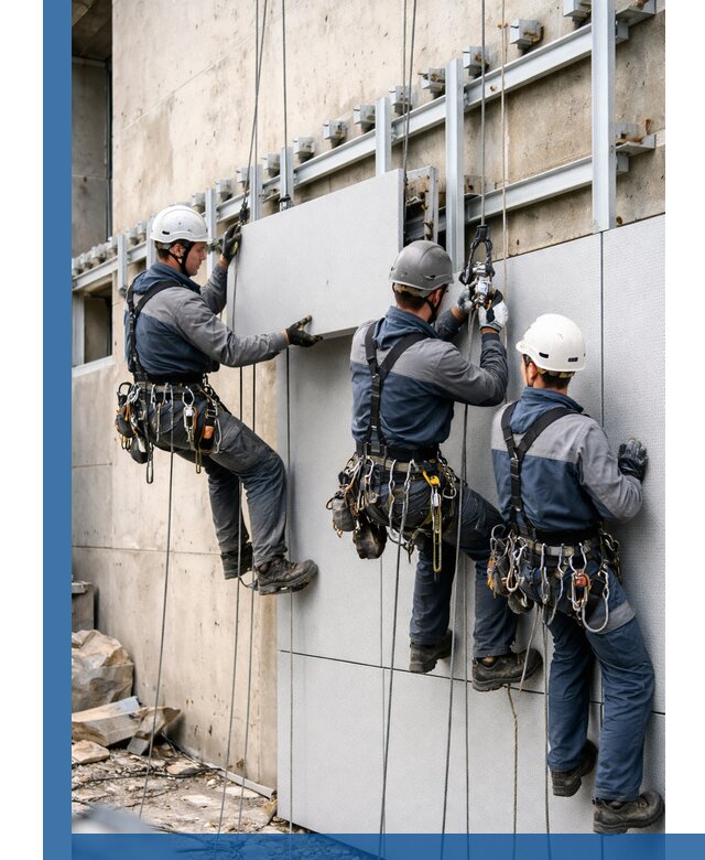 Монтаж вентилируемого фасада в Ржеве под ключ с гарантией качества