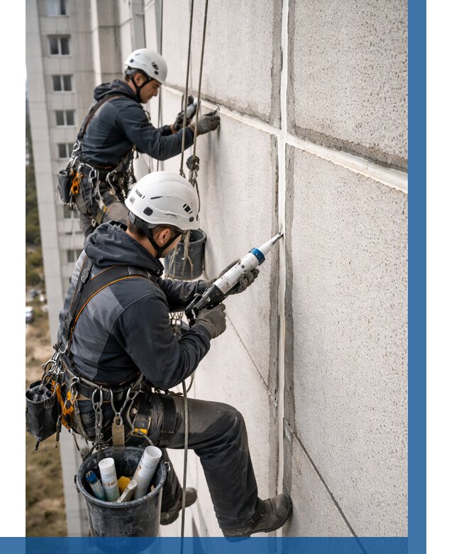 Герметизация межпанельных швов в Ржеве от 720 р. | ВЫСОТНИК-Ржв