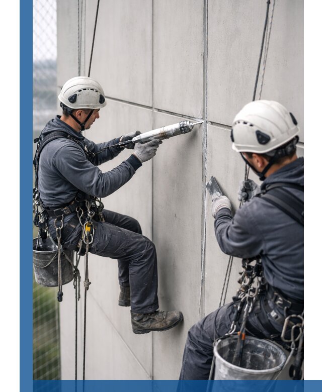 Первичная герметизация швов фасадов и кровель в Ржеве