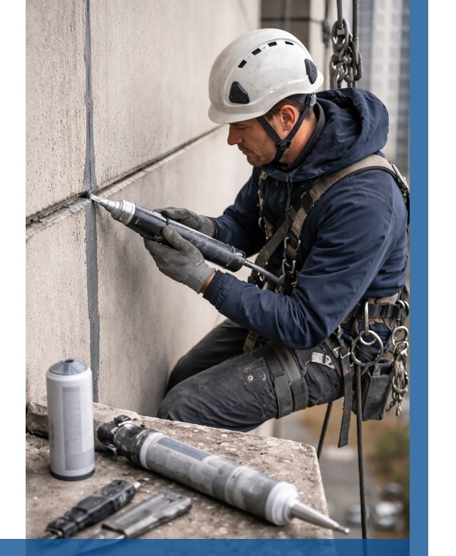 Вторичная герметизация швов в Ржеве от 463 р. | ВЫСОТНИК-Ржв