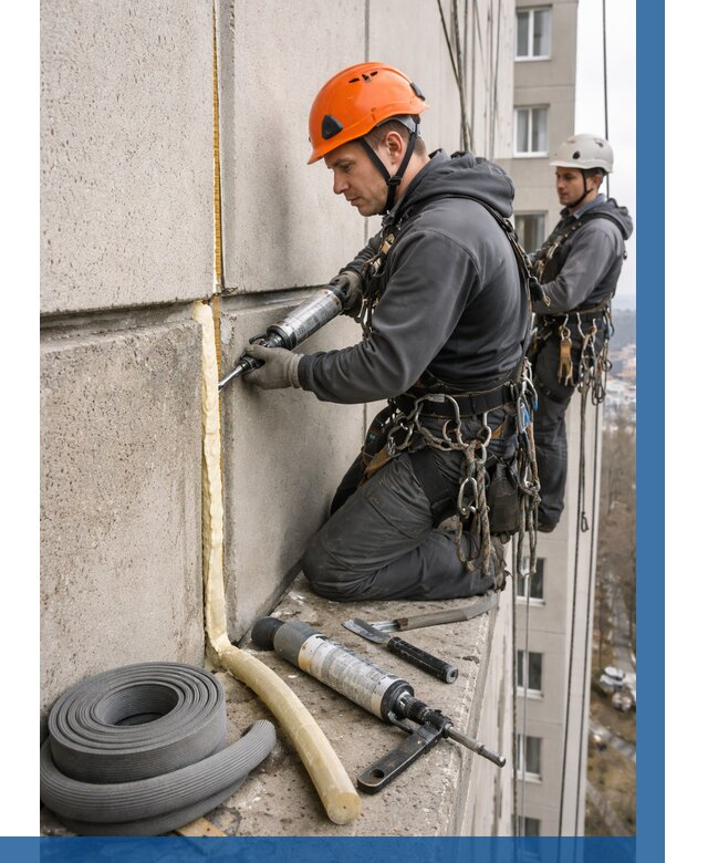 Теплый шов межпанельные швы в Ржеве от 720 р. | ВЫСОТНИК-Ржв