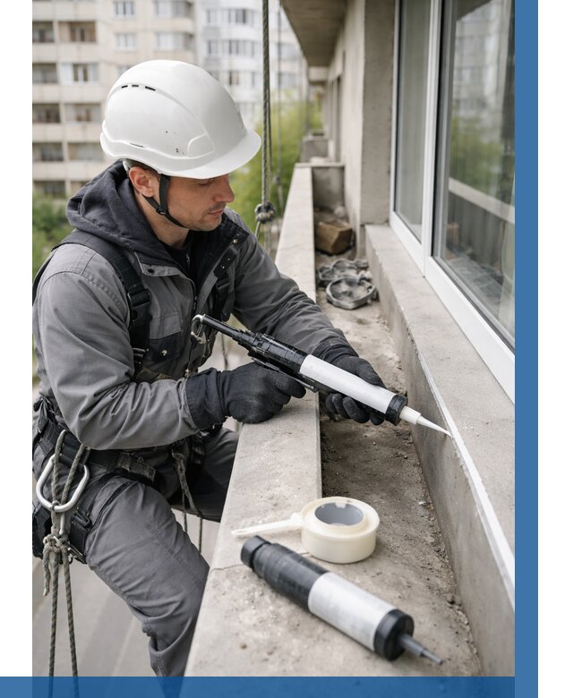 Герметизация швов лоджии в Ржеве от 4626 р. | ВЫСОТНИК-Ржв