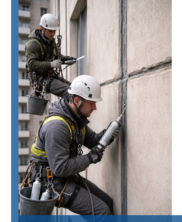 Герметизация деформационных швов фасада в Ржеве качественно