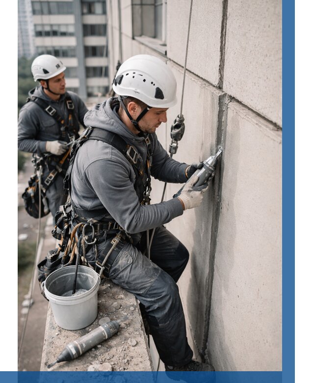 Ремонт деформационных швов здания в Ржеве от 1028 р. | ВЫСОТНИК-Ржв