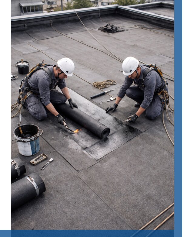 Ремонт мягкой кровли под ключ в Ржеве от 720 р. | ВЫСОТНИК-Ржв