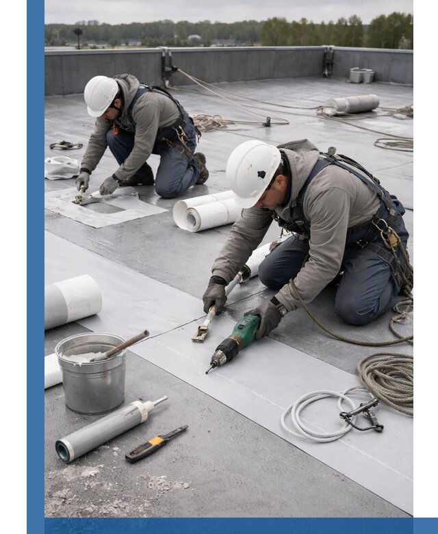 Ремонт мембранной кровли в Ржеве качественно и с гарантией