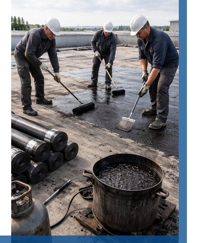 Гидроизоляция кровли мастикой в Ржеве от 617 р. | ВЫСОТНИК-Ржв