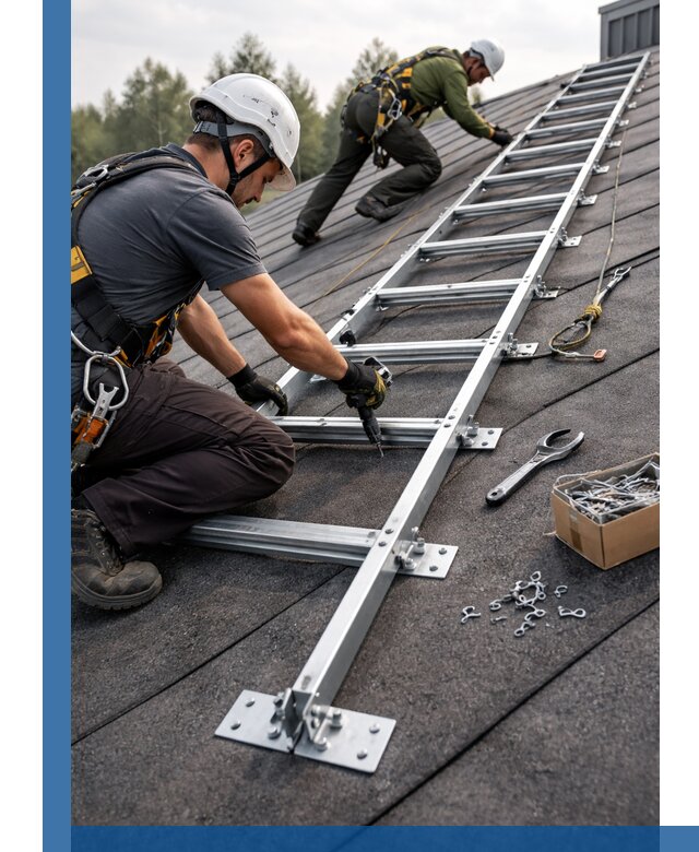 Профессиональный монтаж кровельной лестницы в Ржеве под ключ