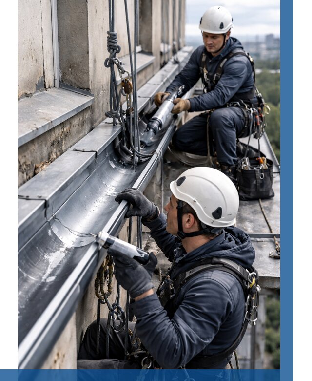 Ремонт водосточных желобов в Ржеве от 6681 р. | ВЫСОТНИК-Ржв