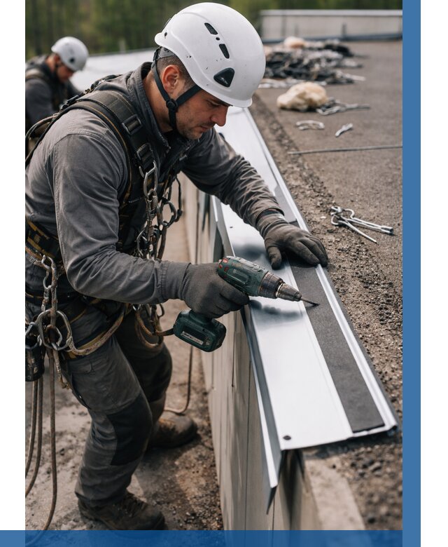 Монтаж капельника на кровле в Ржеве от 308 р. | ВЫСОТНИК-Ржв