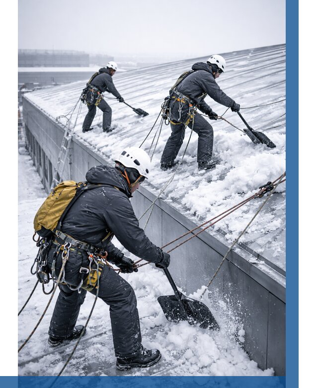 Очистка навесов от снега в Ржеве от 4626 р. | ВЫСОТНИК-Ржв