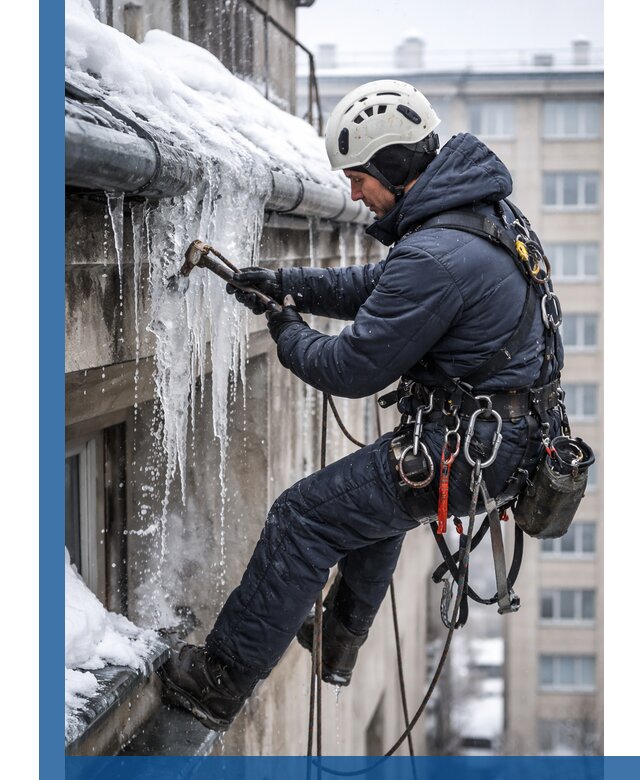Удаление наледи и чистка водостоков в Ржеве оперативно и безопасно