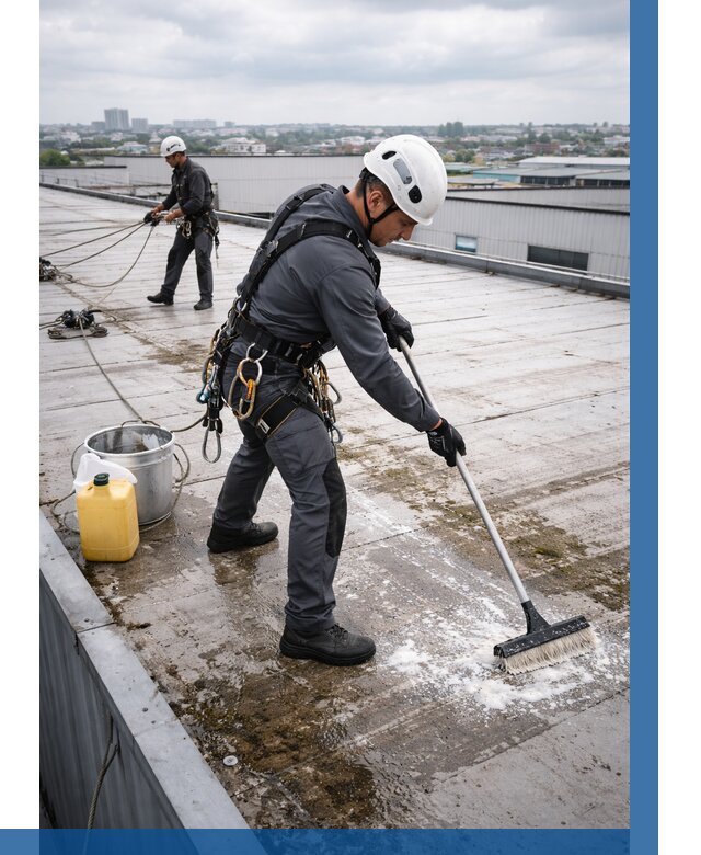 Очистка крыши по графику в Ржеве от 7709 р. | ВЫСОТНИК-Ржв