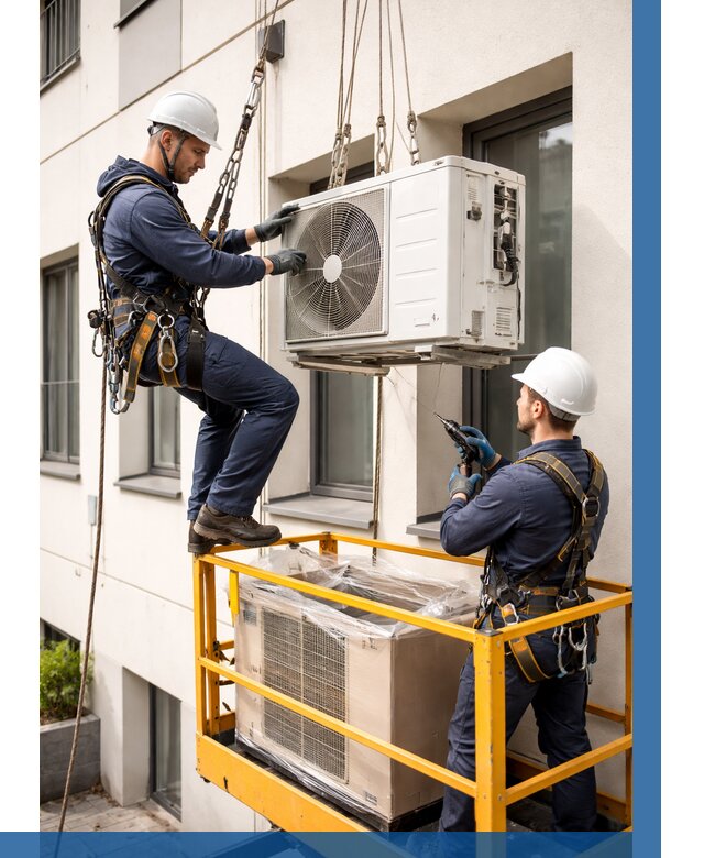 Демонтаж внешнего блока кондиционера в Ржеве от 3598 р. | ВЫСОТНИК-Ржв