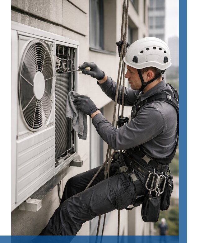 Обслуживание внешнего блока кондиционера в Ржеве от 2775 р.ВЫСОТНИК-Ржв