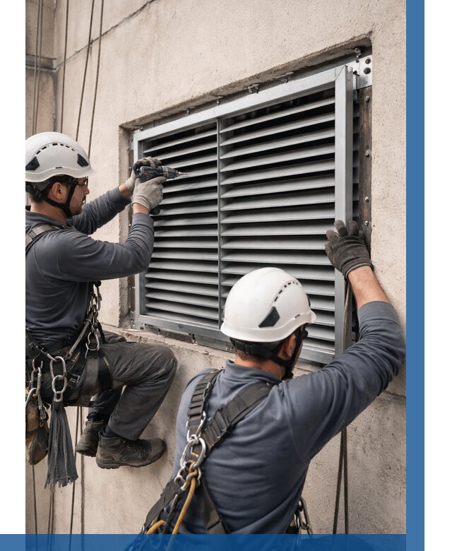 Монтаж вентиляционных решеток в Ржеве от 4626 р. | ВЫСОТНИК-Ржв