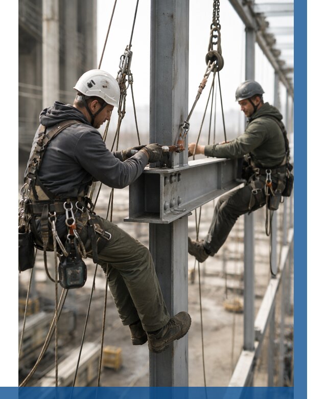 Монтаж металлоконструкций на высоте в Ржеве от 3598 р. | ВЫСОТНИК-Ржв