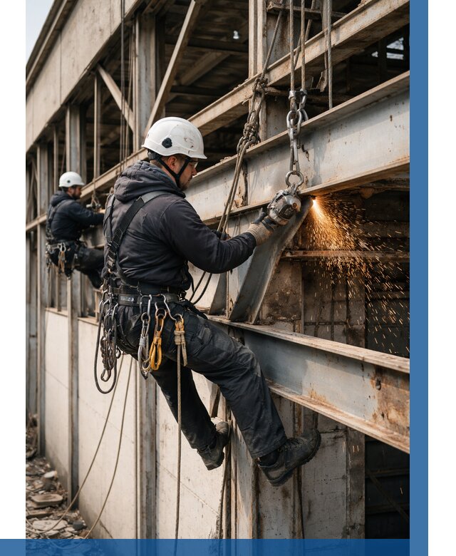 Демонтаж металлоконструкций на высоте в Ржеве от 6681р. |ВЫСОТНИК-Ржв