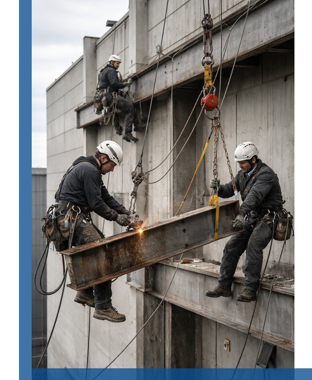 Демонтаж металлоконструкций на высоте в Ржеве под ключ