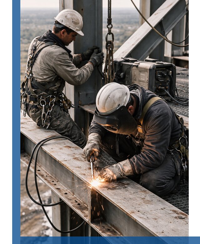 Высотные сварочные работы в Ржеве для промышленных объектов