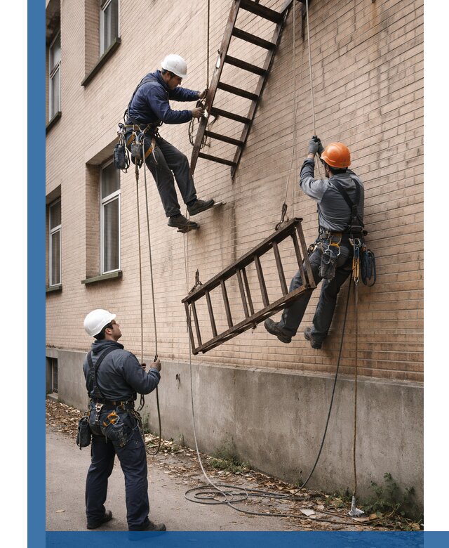 Демонтаж пожарной лестницы в Ржеве быстро и безопасно