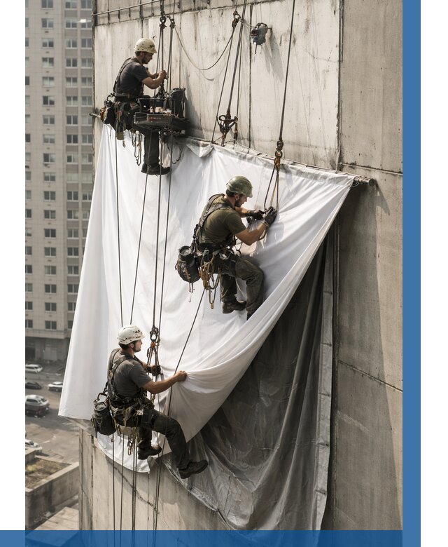 Замена баннерного полотна в Ржеве от 6681 р. | ВЫСОТНИК-Ржв—заказать