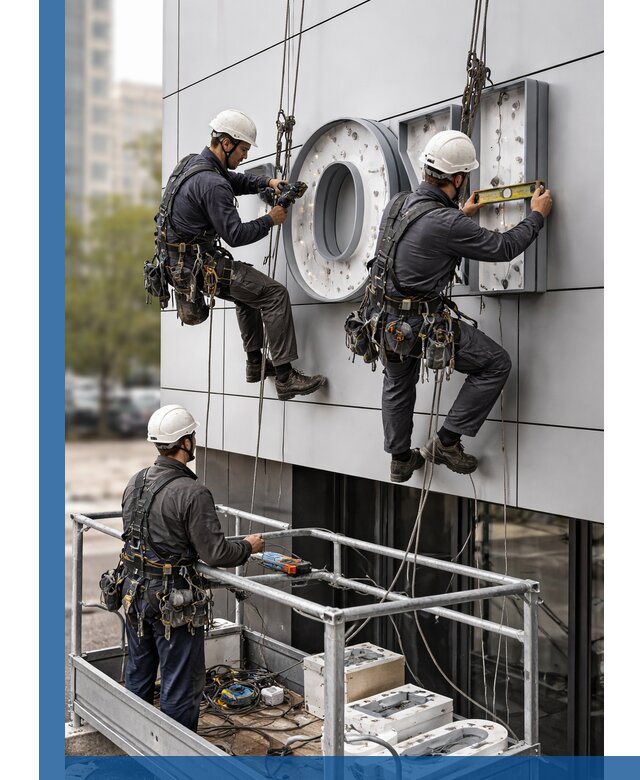 Профессиональный монтаж световых букв в Ржеве под ключ
