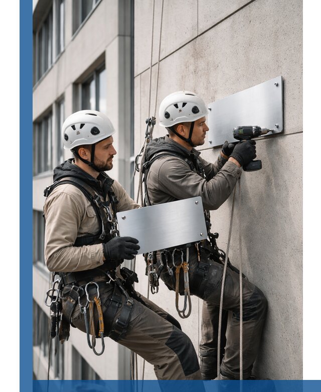 Монтаж табличек и указателей в Ржеве для зданий и сооружений