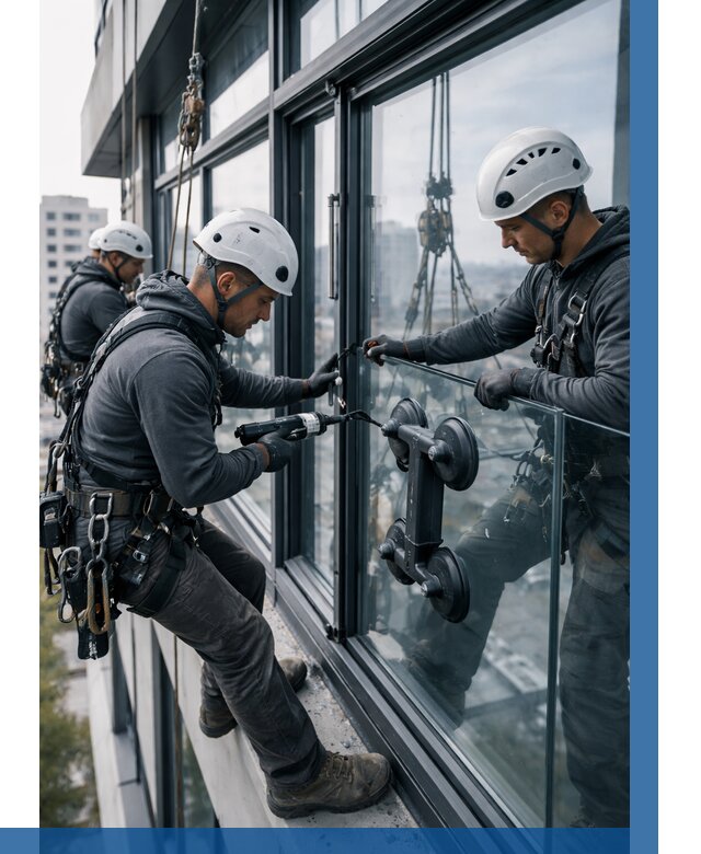 Витражное остекление зданий в Ржеве от 3598 р. | ВЫСОТНИК-Ржв