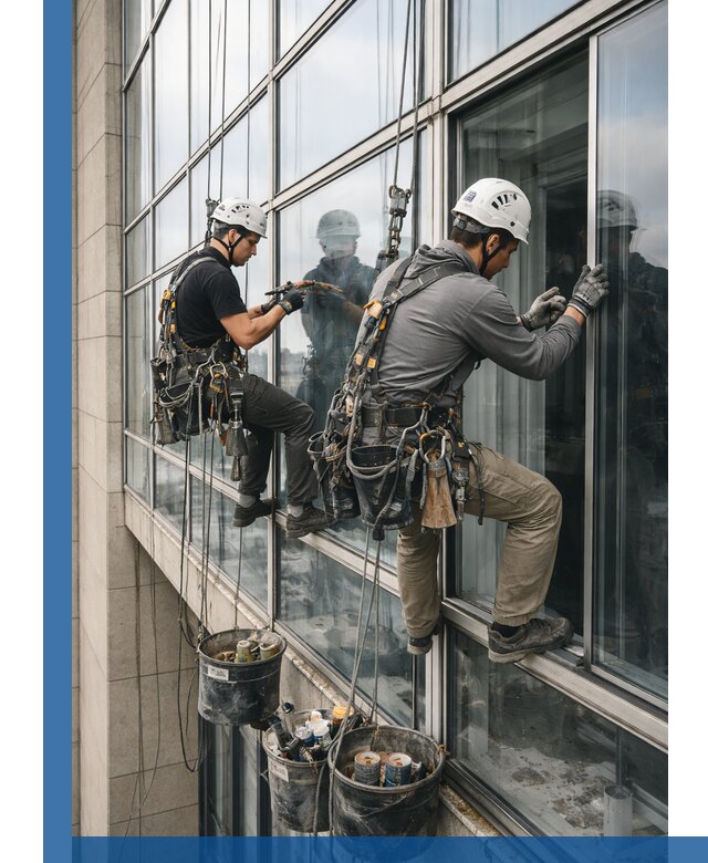 Ремонт витражных конструкций и фасадного остекления в Ржеве