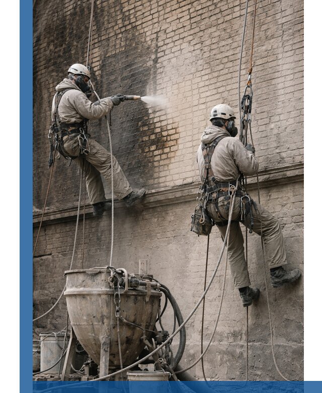 Пескоструйная очистка фасадов в Ржеве профессионально