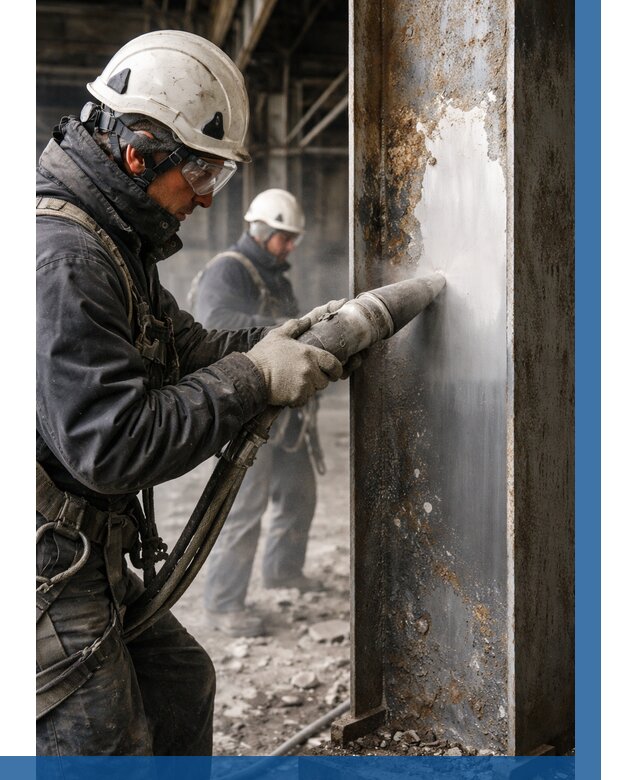 Удаление старой краски с металла в Ржеве от 463 р. | ВЫСОТНИК-Ржв