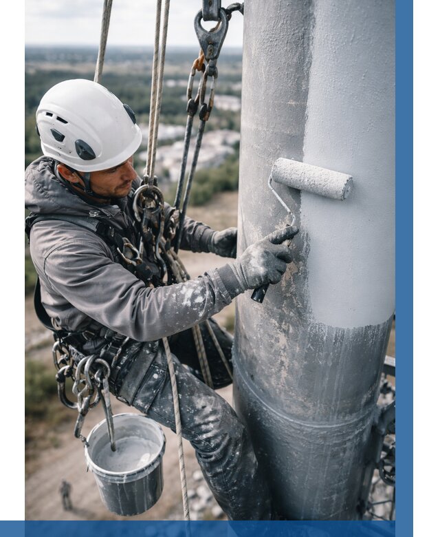 Покраска мачт связи под ключ в Ржеве от 874 р. | ВЫСОТНИК-Ржв