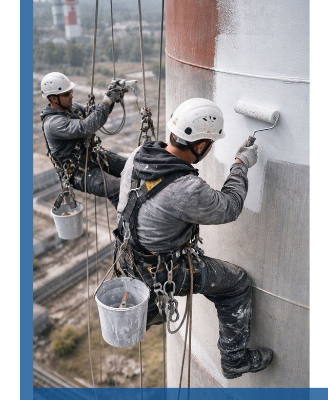 Покраска дымовых труб в Ржеве: антикоррозийная защита и восстановление