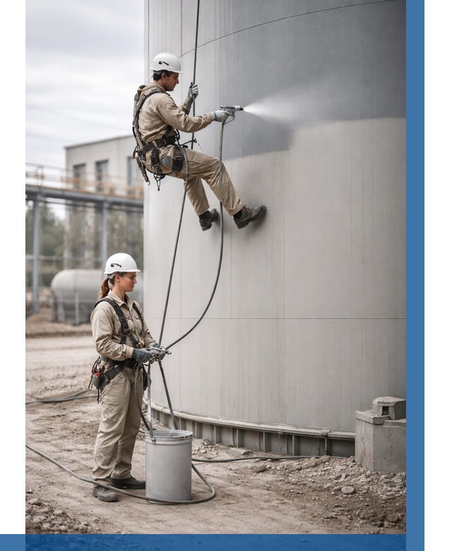 Покраска резервуаров в Ржеве от 1233 р. | ВЫСОТНИК-Ржв — заказать