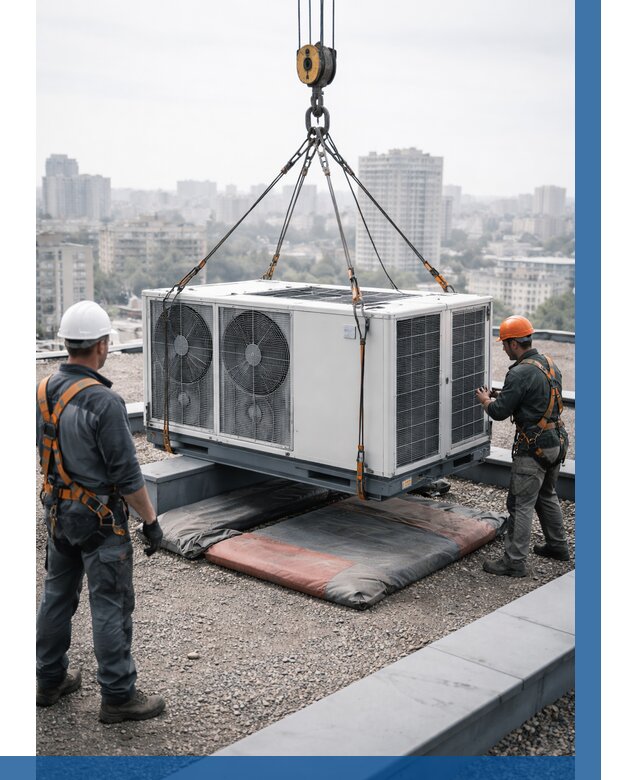 Подъем груза на крышу в Ржеве от 5140 р. | ВЫСОТНИК-Ржв заказать