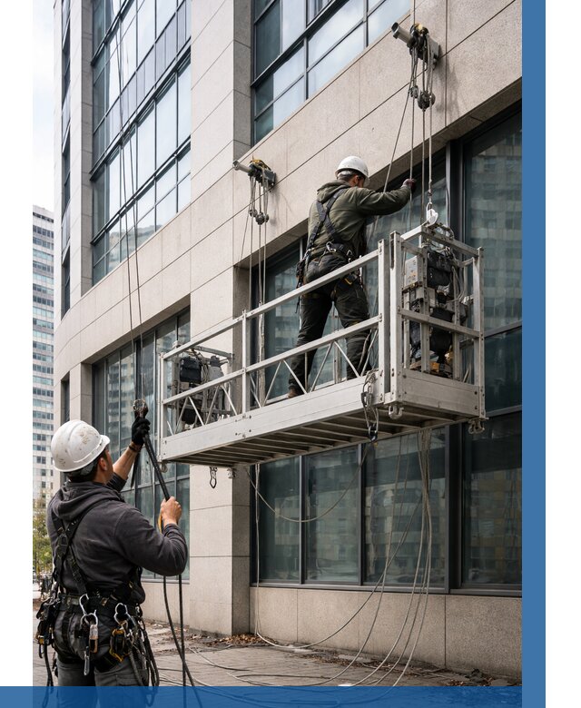 Монтаж и подъем фасадной люльки в Ржеве от 12335 р. | ВЫСОТНИК-Ржв