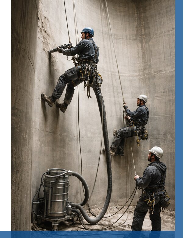 Зачистка силосов в Ржеве от 4626 р. Договор и смета ВЫСОТНИК-Ржв