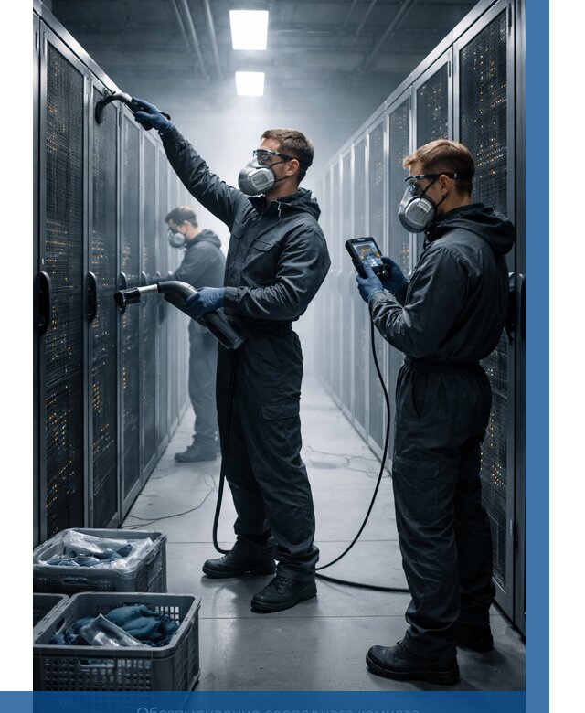 Обеспыливание серверной комнаты в Ржеве от 4626 р. | ВЫСОТНИК-Ржв