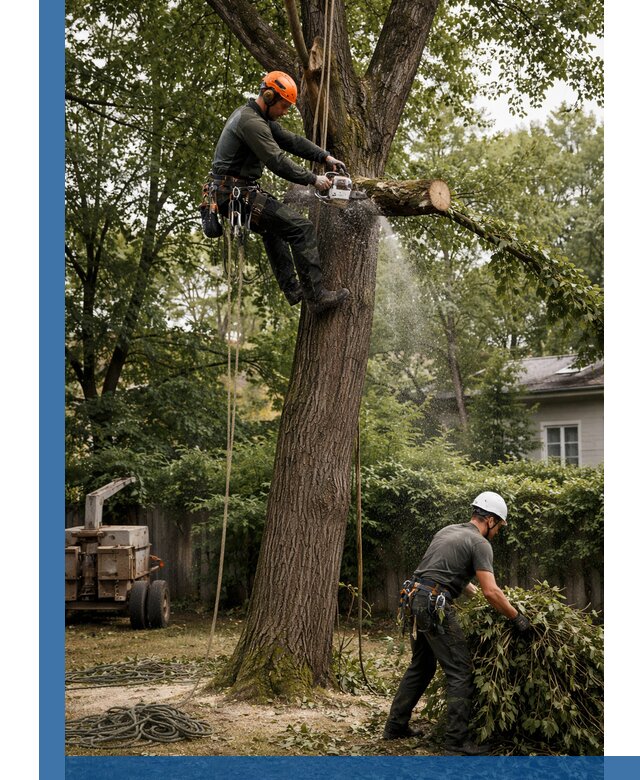 Кронирование деревьев в Ржеве, безопасная высотная обрезка