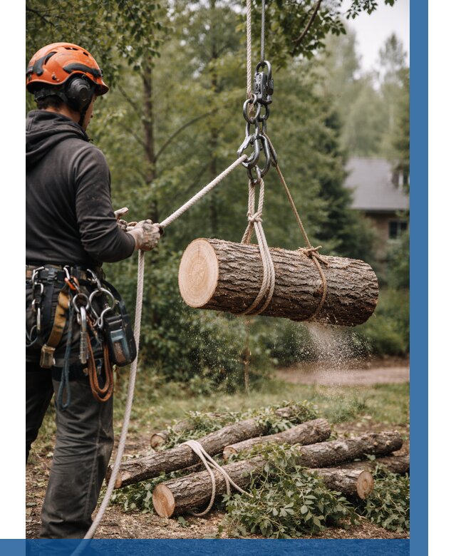 Валка деревьев частями в Ржеве от 7709 р. | ВЫСОТНИК-Ржв