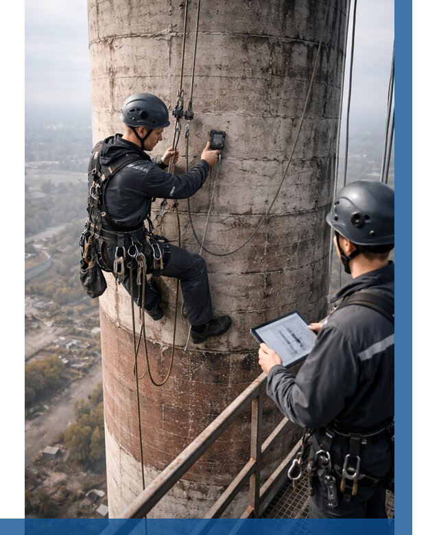 Обследование дымовой трубы в Ржеве от 8223 р. | ВЫСОТНИК-Ржв