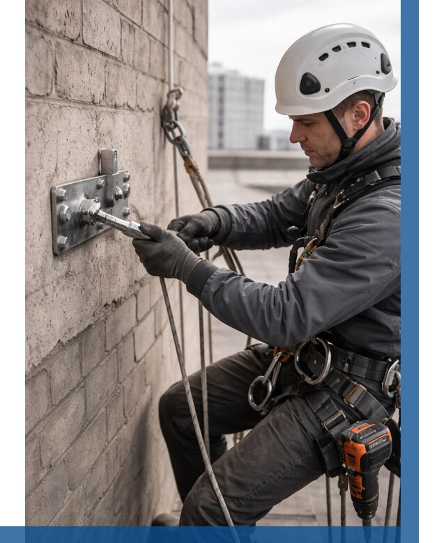 Установка анкерных точек в Ржеве от 3598 р. | ВЫСОТНИК-Ржв